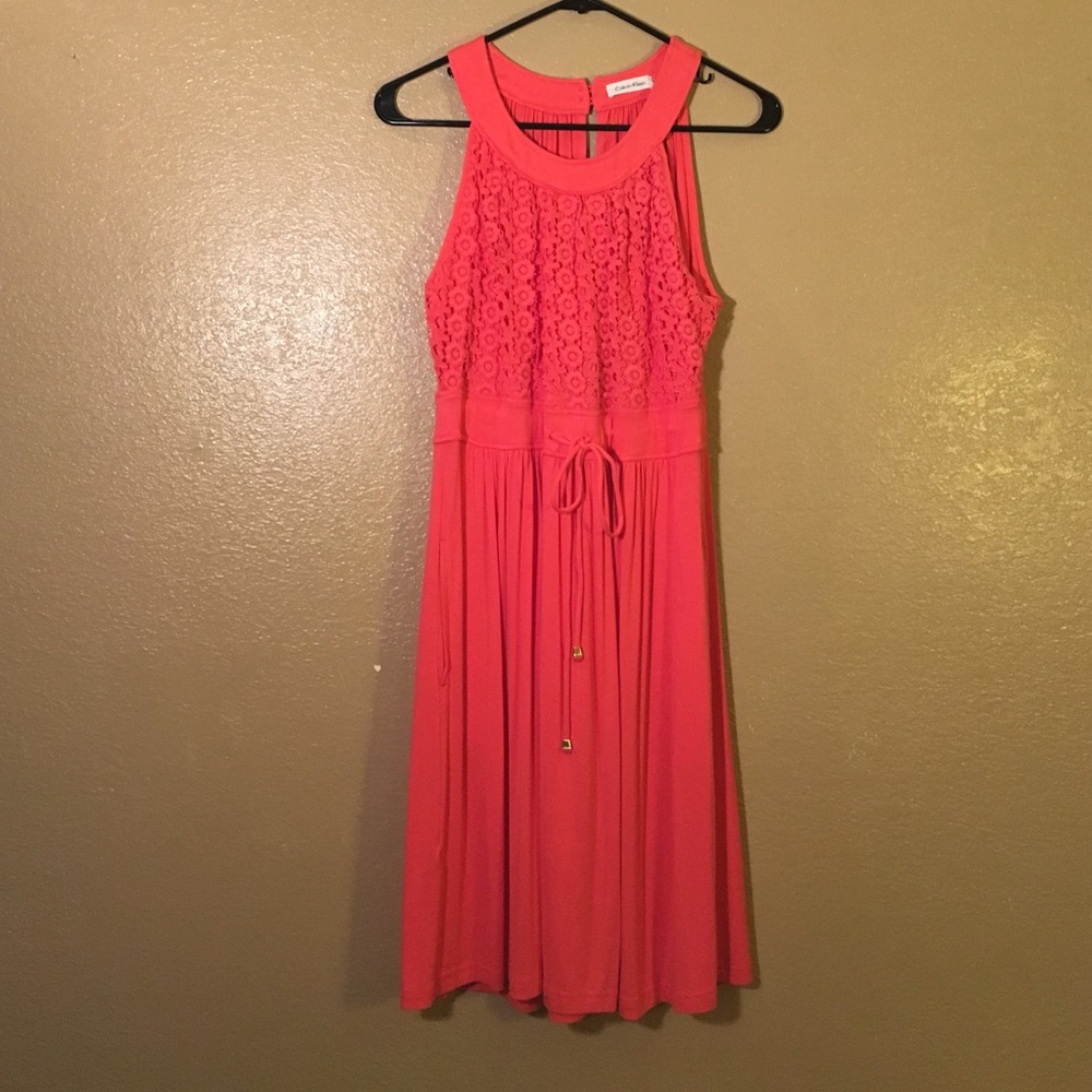 Coral/Salmon Dress 👗